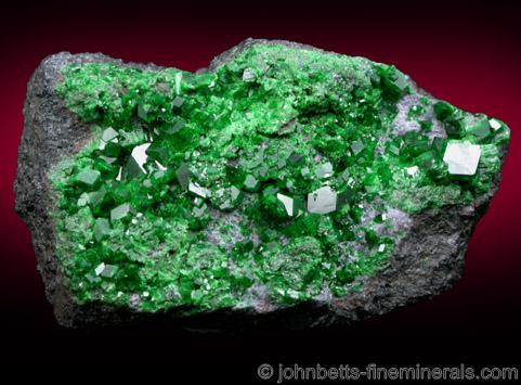 Uvarovite with Large Crystal