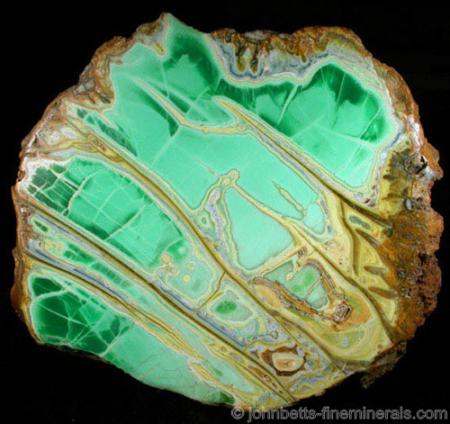 Sliced Variscite Nodule