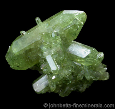 Green Vesuvianite Crystal Cluster