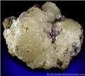 Witherite with Fluorite from Cave-in-Rock District, Hardin County, Illinois.