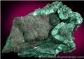 Fibrous Malachite from Copper Queen Mine, Bisbee, Cochise County, Arizona.