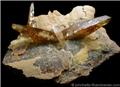 Golden Brown Barite from Elk Creek, Meade County, South Dakota.