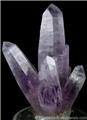 Elongated Amethyst Cluster from Amatitlan, Guerrero, Mexico.