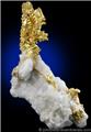 Crystallized Gold in Quartz from Mockingbird Mine, Mariposa County, California