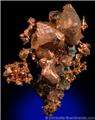Crystallized Copper with interlocking masses from National Mine, Rockland, Keweenaw Peninsula, Ontonagon County, Michigan
