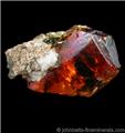 Red Gemmy Sphalerite from Redlands Quarry, Niagara Falls, Niagara County, New York