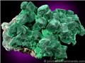 Malachite Pseudomorphs after Azurite from New Cornelia Mine, Ajo, Pima County, Arizona.