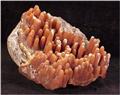 Orange Calcite Stalactites from Carter Co., Montana