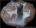 Agate in Geode from Rancho El Agate formation, Chihuahua, Mexico