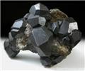 Dark Brown Almandine Crystals from Russell, Hampden County, Massachusetts