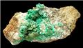 Annabergite with Smithsonite from Km-3 Mine, Laurium District, Attica Prefecture, Greece