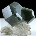 Hexagonal Apatite Crystals on Matrix from Sapo Mine, Goiabeira, Minas Gerais, Brazil