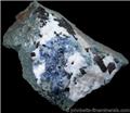 Crude Benitoite Crystals from Benitoite Gem Mine, San Benito County, California