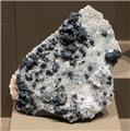 Bornite Crystals on Quartz from Nicolai Mine, Dalnegorsk, Primorskiy Kray, Russia