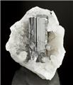 Prismatic Bournonite in Quartz from Yaogangxian Wolfram Mine, Yizhang Co., Hunan Province, China
