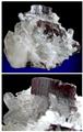 Twinned Brookite in Quartz from St. Gotthard, Kanton Uri, Switzerland