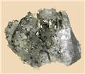 Calaverite on Quartz from Cresson Mine, Eclipse Gulch, Cripple Creek District, Teller Co., Colorado