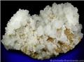 Celestine on Sulfur from Girgenti, Sicily, Italy.