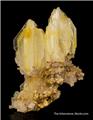 Yellow Cerussite Twins from Monarch Mine, Prichard Creek, Shoshone County, Idaho