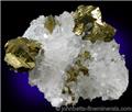 Bright Golden Chalcopyrite with Quartz from Cavnic Mine (Kapnikbanya), Maramures, Romania