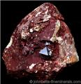 Cuprite Octahedron on Matrix from Ray Mine, Mineral Creek District, Pinal County, Arizona