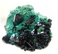 Cupper and Malachite from Mashamba West Mine, Shaba (Katanga) Province, Congo (formerly Zaire)