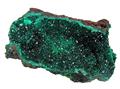 Drusy Dioptase Pocket from Kimbedi (Brazzaville), Pool Region, Republic of Congo