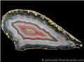 Fortification Agate Slice from Minas Gerais, Brazil