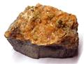 Orange Gmelinite with Stilbite from Work House Quarry, Lambertville, Hunterdon Co., New Jersey