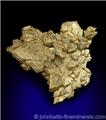 Crystallized Gold Octahedrons from Mount Kare, Papua, New Guinea