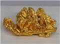 Crystallized Gold Cluster from Pontes e Lacerda, Mato Grosso, Brazil