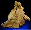 Crystallized Gold Leaf from Round Mountain Mine, near Tonopah, Nye County, Nevada