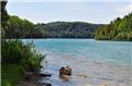 Green Lake from Green Lake, Green Lakes State Park, Fayetteville, Onondaga Co., New York