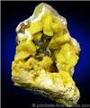 Greenockite Coating Calcite from Tri-State Lead-Zinc Mining District, near Joplin, Jasper County, Missouri