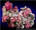 Raspberry-red Grossular from Sierra de Las Cruces, east of Lago Jaco, Coahuila, Mexico