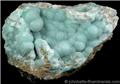 Light Blue Hemimorphite Blobs from 79 Mine, Banner District, near Hayden, Gila County, Arizona