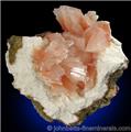 Pink Heulandite on Mordenite from Rat's Nest Claim, near Challis, Custer County, Idaho