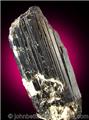 Single Prismatic Hornblende Crystal from Stussdalen, Kragero, Telemark, Norway