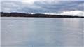 Frozen Lake from Congers Lake, Congers, Rockland Co., New York