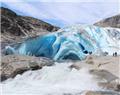Blue Glacier from Nigardsbreen Glacier, Norway
