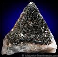 Bladed Black Pyrolusite Crystals from Caland Mine, Atikokan, Ontario, Canada