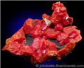 Realgar Crystal Group from Getchell Mine, Humboldt County, Nevada