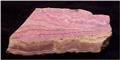 Banded Rhodochrosite Slice from Capillitas Mine, Catamarca, Argentina