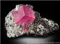 Deep Pink Rhodochrosite Rhomb from Sweet Home Mine, Alma, Colorado