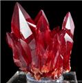 Deep Red Rhodochrosite Scalenohedrons from N'Chwaning Mine, Kuruman District, Northern Cape Province, South Africa