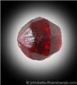 Red-orange Spessartine Crystal from Jos, Plateau State, Nigeria
