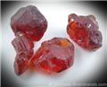 Malaya Garnet Rough Crystals from Umba Valley, Kenya