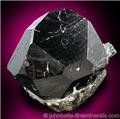 Black Complex Spinel Crystal from Slyudyanka, Irkutsk Oblast, Pribaykal, Russia