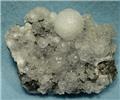 Clear Stellerite Ball from Braen Quarry, Haledon, Passaic Co., New Jersey