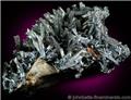 Terminated Stibnite Crystal Cluster from Manhattan District, Nye County, Nevada